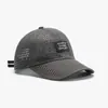 Gorra de Malla para Primavera y Verano con Perforaciones en Forma de Diamante, Gorra de Béisbol Transpirable de Secado Rápido con Letras, Estilo Europeo y Americano Transfronterizo, Gorra de Visera Transpirable para Mujer para Proteger del Sol en Exteriores