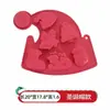 Fábrica Transfronteiriça Spot Molde de Silicone para Bolo de Natal com 6 Peças Papai Noel DIY Molde de Assar