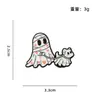 Broche Original de Fantasma de Halloween Dibujo Animado Diablillo Divertido Accesorios de Decoración para Mochila Chaqueta Insignia de Aleación Esmaltada de Imitación