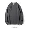 Sudadera de cuello redondo de tela saludable de doble cara, mercancía IP, hecha a medida para grupos culturales y creativos, con bordado e impresión directa de logotipos disponibles bajo pedido.