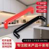 Puxador Oval de Baquelite Peças Mecânicas Maçaneta de Porta Rosqueada Máquina-Ferramenta Puxador em U de Baquelite Modelo Redondo Vermelho Opcional