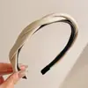 Diadema de Esponja Color Café Otoño Invierno para Mujer Estilo Coreano Uso Diario Versátil Diadema Alta para la Frente para Lavarse la Cara Atadura de Pelo Pinza para el Cabello