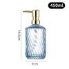 Produtos Tipo Prensa Frasco de Sabonete Álcool em Gel Higienizador para Mãos Gel de Banho Reembalado Frasco de Vidro Padrão Vertical Transparente Grande Capacidade