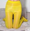 Una línea de calcetines de aceite de caballo para la entrepierna para mujer, aceite brillante, medias suaves, verano, delgadas, sexys, medias negras, archivo abierto, calcetines sexy uno en uno