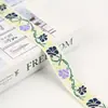 Cinta de jacquard bordada estilo étnico de 2 cm, lazo de cinta, accesorios para el cabello, material para tocado, cinturón de embalaje para caja de regalo