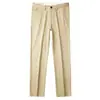 Pantalones Casuales de Negocios para Hombre Nuevos de Algodón Tencel para Primavera y Verano, Delgados, de Gama Alta, Frescos, Transpirables, Antiarrugas, Elásticos, de Pierna Recta Largos