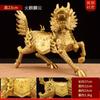 Par de Adornos de Unicornio de Cobre para Oficina, Sala de Estar, Hogar y Decoración de Tienda, Adornos Artesanales de Unicornio de Fuego