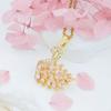 Colar Feminino Cross-border Hot Selling Coreano Swan Colar Feminino Outono e Inverno All-match Niche Design Sense Titanium Steel Color-free Colar