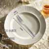Tenedor de Acero Inoxidable Grueso 304 de Alta Gama de Alto Valor para Restaurante Hotel Hogar Tenedor para Comer Postre Tenedor para Fruta Tenedor para Comer