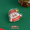Porta-notas de Papai Noel de desenho animado, clipe acrílico fofo, clipe de vedação DIY, clipe de foto, clipe de decoração de Natal