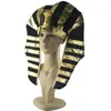 Sombrero de Rendimiento de Mesa Sombrero del Faraón Dorado Sombrero de Cabeza de Cobra Tocado de Cabeza de Serpiente Dorada del Faraón Egipcio Sombrero de Príncipe Egipcio
