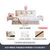 Cama colgante de tela estilo crema francesa y Ji, moderna, sencilla, ligera, de lujo, para dormitorio principal, con tecnología de franela y nube de hadas.