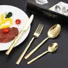 Cuchillo para Bistec, Tenedor, Cuchara, Cuchara de Postre de Acero Inoxidable con Mango en Forma de Diamante, Estilo Lujo Ligero, Juego de Cubiertos Occidentales de 18/24 Piezas