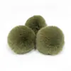 Directamente del fabricante: Bolas de Pelo Falso de Conejo de 8 cm, Accesorios de Bola de Felpa Coloridos para Ropa, Zapatos, Sombreros y Bolsos Hechos a Mano