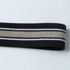 Banda elástica para ropa interior, color dorado y plateado, de 0,7 a 5 cm, con forma de cebolla.