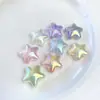 Acrílico de Color Uv Galvanizado con Purpurina Fina Estrella Gruesa de Cinco Puntas Cadena para Teléfono Móvil DIY Pulsera Cuentas Material de Cuentas Sueltas Accesorios de Joyería