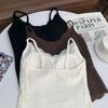 Outono e Inverno Feminino Costas Bonitas 6882 # Camisola Termostática de Renda Francesa com Alças Finas Sexy e Decote V com Amarração na Taça.
