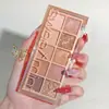 Maquillaje Dulce menta plato de sombras de ojos de diez colores nacarado mate destello fino estudiante fiesta diario asequible placa cemento tierra