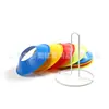 Fornecimento de fábrica Big Hole Logo Disc Football Training Logo Disc Logo Cone Obstáculo Futebol Equipamento de Treinamento