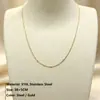 Estilo de Lujo Accesible Ins Francés Colgante Exquisito DIY Acero Inoxidable Chapado en Oro de 18K Coloridos 6*3mm Rectangulares Geométricos Accesorios
