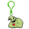 Decoración de Halloween de PVC con Forma de Fantasma y Cierre de Langosta, Hebilla de Plástico, Colgante Transfronterizo para Cartera, Mochila, Decoración de Fiesta, Regalo