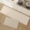 Tapete para Piso de Cocina Estilo Wabi-Sabi, Antideslizante, Resistente al Aceite, Limpiable con Trapo, Tapete para Pies sin Lavado, Absorbente de Agua, Absorbente de Aceite, Tierra de Diatomeas, Alfombra Resistente a Manchas