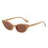 2023 nuevo transfronterizo chica popular personalidad montura pequeña hip hop gafas de sol Europa y Estados Unidos venta caliente retro disco ojo de gato gafas de sol mujer