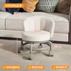 Taburete Pequeño con Ruedas, Respaldo y Giratorio para el Hogar, Taburete Bajo con Respaldo, Silla Pequeña, Taburete para Cambiarse los Zapatos, Taburete para Bebés y Niños Pequeños
