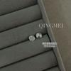 Qingmei Gaga Gash Estrellas Blanco Gash Circonita Diamante Redondo Multicorte Fertilizante Cuadrado Ovalado Fondo Puntiagudo Arte de Uñas Circonita
