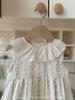 Jennybebe Ropa de Verano Delgada para Bebé Mono de Gasa de Algodón para Niña Ropa Holgada con Flores Pequeñas