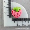 Acessórios de Resina Maçã, Fivelas Brilhantes para Sapatos, Acessórios de Frutas Morango, Materiais DIY Cereja, Capa de Celular com Cola Creme