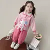 Traje de Niña Primavera y Otoño 2026 Nuevo Estilo Moda Infantil Elegante Ropa de Primavera Casual para Bebé Sudadera Deportiva Conjunto de Dos Piezas