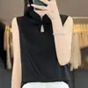 Chaleco nuevo de verano vintage sin mangas con cuello mao y botones para mujer, nuevo estilo chino, holgado y adelgazante, adecuado para usar solo o en capas