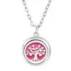 Árbol de la vida hueco colgante de aromaterapia collar de aceite esencial 15 mm difusor de acero inoxidable perfume joyería de pareja Amazon