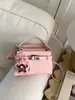 Bolso de Mano con Patrón de Cocodrilo para Mujer 2026 Nueva Moda Simple Textura de Alta Gama Bolso Tipo Kelly Elegante Bolso de Hombro Cruzado