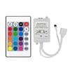 Controlador LED Tira de Luz RGB 44 Teclas/24 Teclas Tira de Luz Colorida Controle Remoto RGB Um para Dois Controle de Luz Dimmer