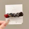 Presilha de Cabelo Dopamina para Mulheres, Novo Estilo de Primavera, Presilha de Franja Lateral de Alto Padrão, Grampo de Cabelo Fofo para Meninas, Presilha de Acessório de Cabelo