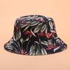 Nuevo Sombrero de Pescador con Flores para Mujer Estilo Japonés Impresión 3D Sombrero de Cubo Verano Exterior Ala Plana Todo Fósforo Sombrero de Sol Sombrero Protector Solar