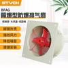 Ventilador de extracción a prueba de explosiones BFAG BSF-300 de flujo axial de pared cuadrada de tres fabricantes del Regimiento