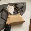 Bolsa de Nicho, Bolsa Pequena de Camurça de Luxo, Bolsa Saco Versátil Feminina de Grande Capacidade, Bolsa de Ombro Simples Casual