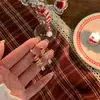 Pendientes de Borla Serie Árbol de Navidad, Exquisitos y de Alta Gama, Infantiles y Festivos, Pendientes de Estilo de Nicho y Único