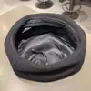 Chapéu de Pintor Tridimensional Quente para Outono e Inverno, Chapéu Octogonal Versátil, Boina Retrô que Afina o Rosto
