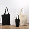 Bolsa Satchel de Lona Pronta para Uso Bolsa de Algodão Cor Pura Moda Publicidade Presente Bolsa de Algodão Pode Imprimir Logo