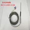 Accesorios para máquina de moldeo por inyección Termopar tipo K, tipo resorte, tipo resorte de compresión, cable sensor de temperatura, sensor de temperatura de aceite tipo aguja