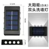 Novas Luzes Solares para Decoração de Parede Externa, Iluminação de Muro de Cerca, Nova Atmosfera de Iluminação para Cima e para Baixo Luzes Solares