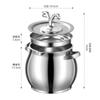 Pote de Filtro de Óleo de Aço Inoxidável com Malha Filtrante, Recipiente de Óleo, Panela de Fritar, Pote de Filtro Doméstico, Tanque de Armazenamento de Óleo, Separador de Resíduos de Óleo, Recipiente para Banha com Tampa