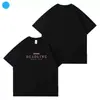 Tinta Rosa Bp Merchandising Concierto 2025 Fecha Límite Ropa de Fan Mismo Estilo Camiseta de Manga Corta Estampada Corte Holgado Unisex