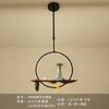 Lámpara de estudio estilo chino nueva lámpara Zen para sala de té candelabro de cabecera para comedor lámpara de pasillo iluminación creativa para balcón lámpara de bar mampara