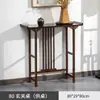 Altar chinês de mesa longa para altar de incenso doméstico nanmu bambu salão principal mesa dos oito imortais sala de estar rural entrada do salão mesa longa simples longa