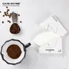 Papel de Filtro de Café Café Americano Preparado à Mão Tela de Filtro para Coar Filtro de Papel Cônico em Forma de Leque Caixa de Armazenamento Papel de Filtro para Pó de Café